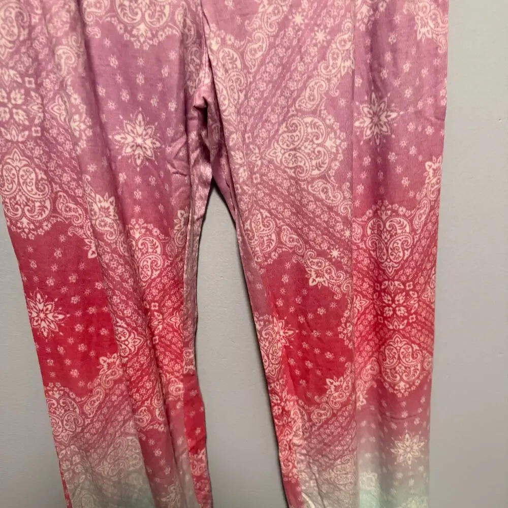 Honeydew Star Seeker Lounge Set Ombre Bandana Pajama Set size XS Matching Set